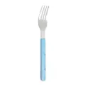 Stainless steel western dining fork with elegant blue marble pattern handle for table use. - Dinner Fork / Ink Blue