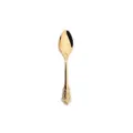 Gold vintage embossed dessert spoon stainless steel western tableware single piece. - 304 Royal Coffee Spoon - Titanium Gold