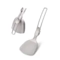 Spatule pliante ultralégère en titane pour le camping en plein air, ustensile pro. - Spatule Pliable