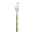 Stainless Steel Western Dinner Fork with Green Marble Effect Handle Cutlery Variant - Dinner Fork / Verdant