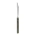 Stainless steel dinner knife with marble texture handle for hotel bistro dining - Dinner Knife / Brownish Green