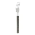 Stainless steel dinner fork with stylish marble pattern resin handle for dining table - Dinner Fork / Brownish Green
