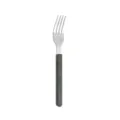 Stainless steel western dinner fork with dark marble pattern handle for hotel and home use - Tea Fork / Brownish Green