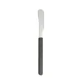 Stainless steel butter knife with dark marble handle, ideal for western dining table. - Dessert Knife / Brownish Green