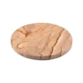 Natuurlijke kristallen steen ronde onderzetter warmte-isolerende theekop mat tafeldecoratie - 90*90*8mm / Landschap Jaspis