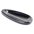 Natural crystal incense holder, teardrop shaped stone stick burner for home aromatherapy decor. - Obsidian Incense Holder / 70*30*8mm