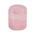 Natuurlijke rozenkwarts cilindrische parfumfles dop edelsteen diffuser accessoire - Rozenkwarts / 35*35*34mm