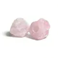 Natural Pink Quartz Crystal Rough Stone Perfume Bottle Cap Raw Gemstone Aromatherapy Lid Variant - Rose Quartz (Rough Style)