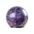 Sfera di cristallo naturale tappo per bottiglia di profumo pietra preziosa ametista aromaterapia - 40*35mm / Purple Crystal