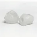 Natural White Crystal Raw Stone Perfume Bottle Cap Raw Quartz Aromatherapy Stone Variant - White Crystal (Rough Style)