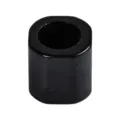 Zwarte natuurlijke kristallen parfumfles dop vervanging ronde steen aromatherapie accessoire - Obsidiaan / 35*35*34mm