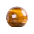 Tappo per flacone di profumo in occhio di tigre sferico, sfera di cristallo lucidata. - 40*35mm / Occhio di tigre