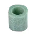 Natuurlijk kristal cilindrische parfumfles dop aromatherapie accessoire steen dop - Groene Aventurijn / 35*35*34mm