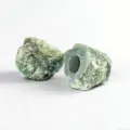 Natural crystal raw stone perfume bottle cap variant green rough mineral stone cover item - Green Aventurine (Rough Style)