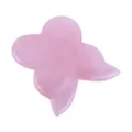 Rose quartz butterfly gua sha tool, pink natural jade facial massage scraping board variant. - Butterfly-Shaped Gua Sha Board