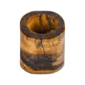 Cilindrische parfumfles dop van natuurlijk tyderoog steen voor luxe aromaverspreider - Tijgeroog / 35*35*34mm