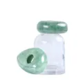 Tappo per bottiglia di profumo in pietra di giada verde naturale coperchio diffusore cristallo - Aventurina (Forma Libera)
