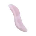Rose quartz S-shape facial Gua Sha tool, natural pink crystal massage scraper for skin care. - S-Shaped Gua Sha Board