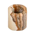 Natuursteen cilindrische parfumfles dop aromatherapie fles vervanging accessoire. - Landschap Jaspis / 35*35*34mm