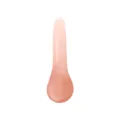 Rose quartz facial gua sha tool natural pink crystal massage scraping board for skin care. - Spoon-Shaped Acupressure Pen