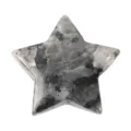 Natural gemstone star pocket stone polished crystal star desktop ornament healing crystal decor. - Larvikite (30*30*10mm)