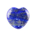 Natural Lapis Lazuli heart shaped gemstone polished crystal ornament pocket stone decor - Lapis Lazuli