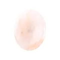 Pietra miliare in quarzo rosa naturale, pietra da pollice ovale liscia per ansia e cristallo. - Quarzo Ematoide Rosso / 45x35x8mm