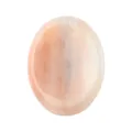 Pietra d'ansia ovale in cristallo rosa naturale pietra da pollice per meditazione 35x45mm - Avventurina Rosa / 45x35x8mm