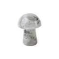 Natural crystal stone carved mushroom figurine home decor mineral specimen energy healing craft - White Labradorite / L