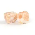 Bouchon de flacon de parfum en pierre de cristal brut naturel luxe diffuseur couvercle - Jade Crème (Style Pierre Brute)