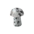 Natural Crystal Stone Mushroom Figurine Carving Mineral Specimen Energy Healing Ornament - Tianshan Blue / 20*15mm
