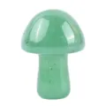 Natural green aventurine crystal mushroom stone carving healing energy mineral ornament decor - Green Aventurine / 20*15mm