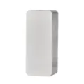 Silberne rechteckige Metall-Aufbewahrungsdose fur kleine Hardware, Karten und Zubehor. - 210*90*62 mm Silberne Dose vorrätig