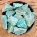 Rough amazonite crystal stones for home decor, natural mineral specimens for healing. - Amazonite Raw Stone
