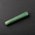 Bastone da massaggio in giada naturale verde per viso, occhi e meridiani del corpo umano. - Aventurina verde