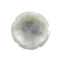 Pietra di preoccupazione in cristallo naturale a forma di fiore esemplare minerale ufficio - Labradorite Bianca / 38*38*7mm