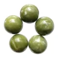 Natural green crystal sphere gemstone ball home office decor massage crystal gemstone ornament - 40mm / Southern Jade
