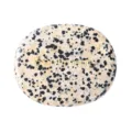 Dalmatian Jasper Worry Stone Oval Palm Stone Engraved Sentiment Pocket Crystal Healing Gem - 45*38*6mm / Dalmatian Stone (Sentiment)