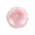 Pietra da Pollice in Cristallo Rosa Fiore Naturale Pietra Anti-stress Scrivania - Quarzo rosa / 38*38*7mm