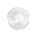 Pietra pollice fiore in cristallo bianco naturale, ideale per antistress da ufficio e decoro. - Cristallo di rocca / 38*38*7mm