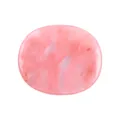 Natürlicher rosa Kristall Achat Stein oval poliert Sorgenstein Büro Dekoration Stück - Wassermelonenrot