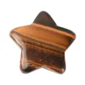 Tiger eye crystal five-pointed star pocket stone polished gemstone energy crystal ornament - Tiger Eye (30*30*10mm)