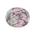 Natuerlicher polierter rosa Rhodonit Ovale Sorgenstein Kristall Energie Handstein - Rhodochrosit