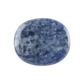 Natürlicher blauer Sorgenstein, ovale polierte Kristallenergiestein Variante für Büro. - Blauer Sodalith