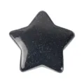 Blue goldstone star pocket stone crystal gemstone crystal healing energy star shaped ornament - Blue Goldstone (30*30*10mm)