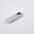 Silver sliding metal tin box 80x34x12mm for small items pills toothpicks and portable storage. - 80*34*12mm / Silver