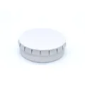 Mini round metal tin box, plain white empty storage container for mint candy, lip balm. - 45*15mm White Click-Clack Tin In Stock / White