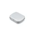 Mini boite en metal portable, conteneur de stockage rectangulaire argente pour bonbons. - Argent Mat