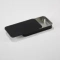 Black sliding metal tin box, portable storage container, 130x70x18mm variant design. - 130x70x18mm / Black