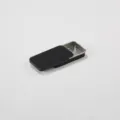 Black sliding metal tin box small portable container case 50x25x10mm for floss pills mints - 50x25x10mm / Black